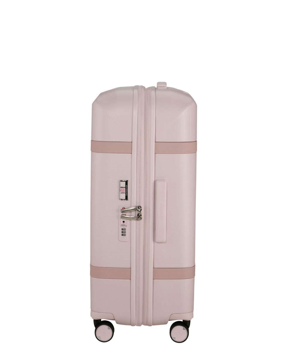 Mala de Viagem Média Image 69Cm 4 Rodas Expansível Rosa 79L Rosa-3