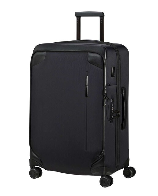 Imagem 0 de Mala de viagem média Splendix 67cm expansível 4 rodas preto 71L