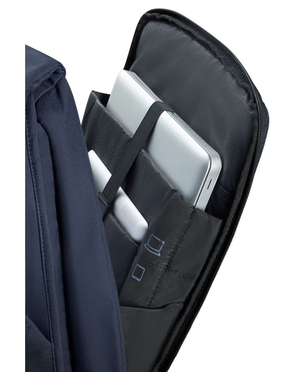 Mochila antirroubo para portátil Securipack 2.0 azul escuro 17.3 Azul-4