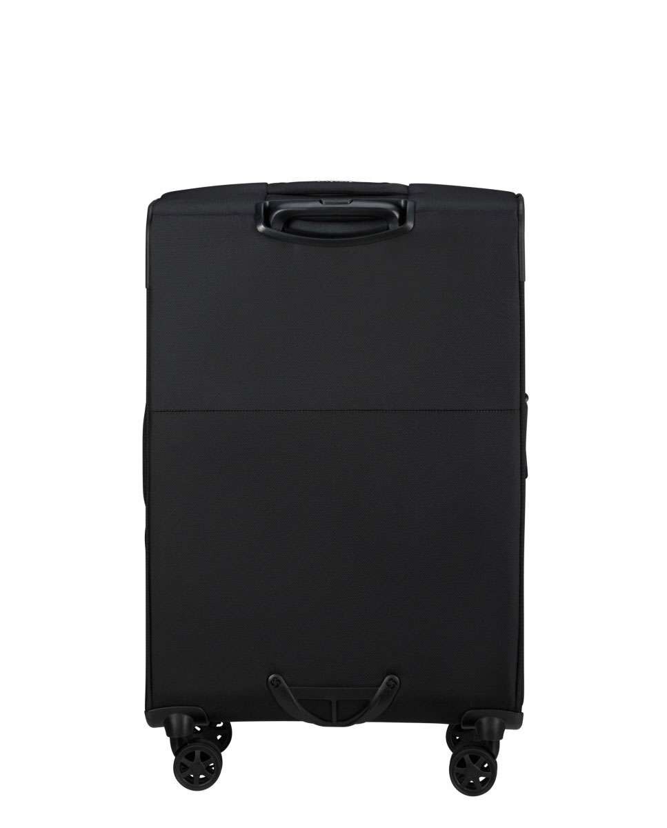 Mala de viagem média Urbify 68cm 4 rodas expansível preto 68L Preto-4
