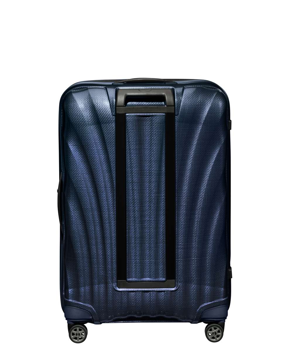 Mala de viagem grande C-Lite 75cm 4 rodas azul 94L Azul-4