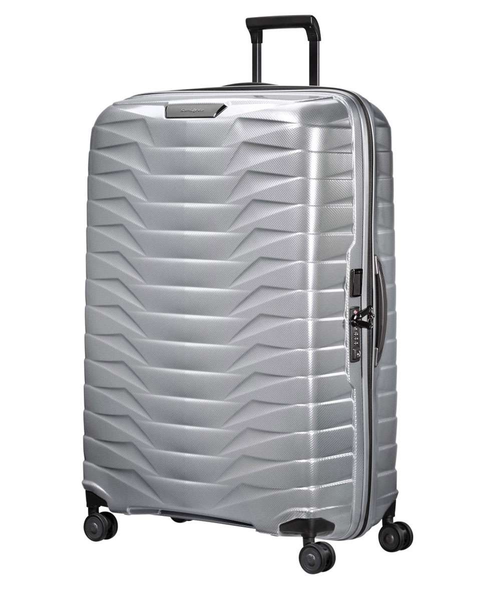 Mala de viagem extragrande Proxis 86cm 4 rodas prateado 147L Cinzento-1