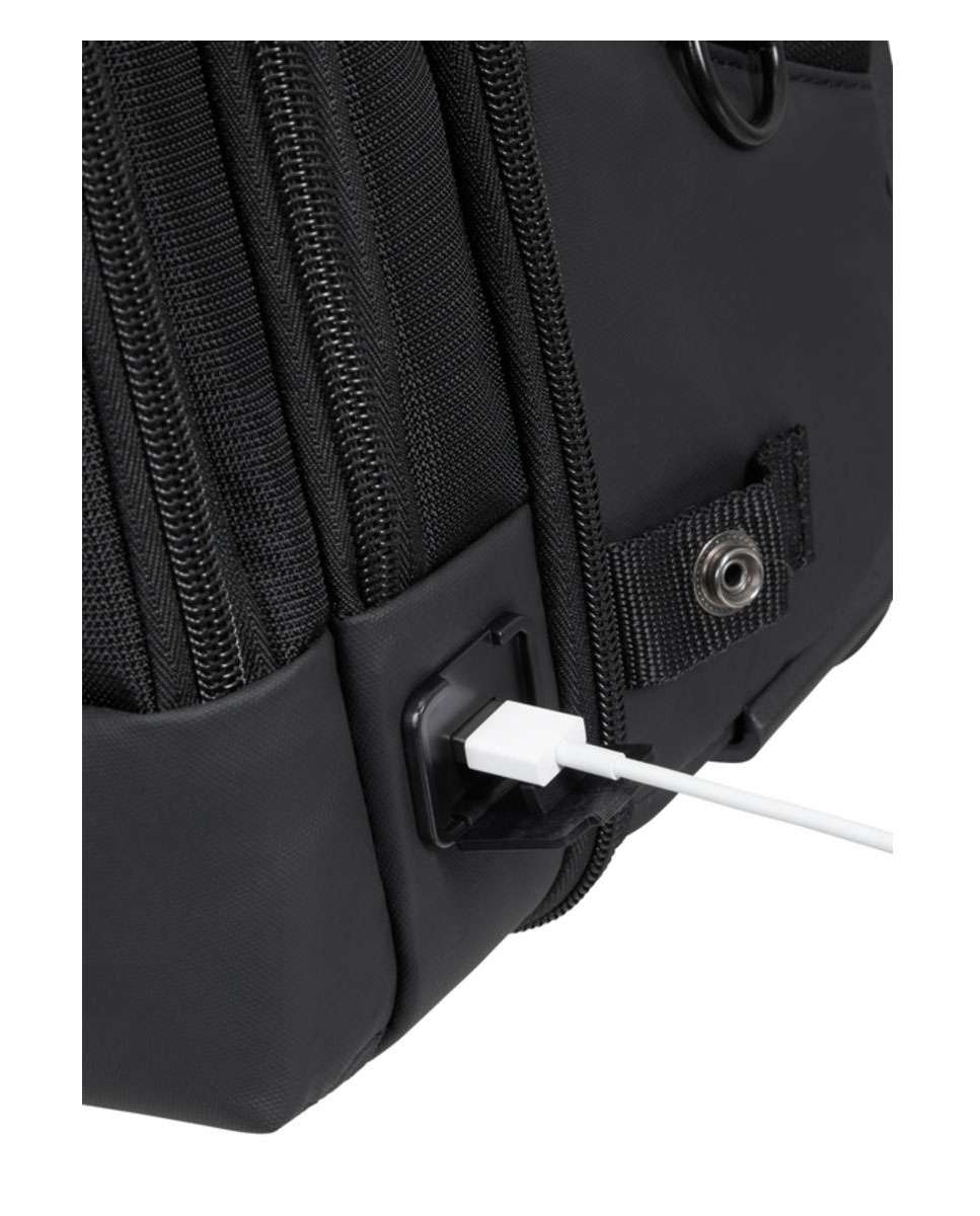 Mochila Mysight para portátil com rodas preto 17,3" 25.5L Preto-4