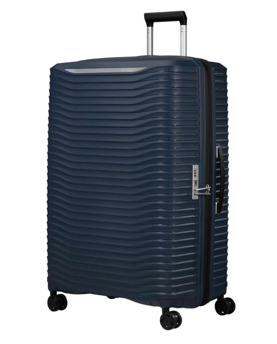 Mala de viagem grande Upscape 81cm 4 rodas expansível azul noite 133L Azul-1