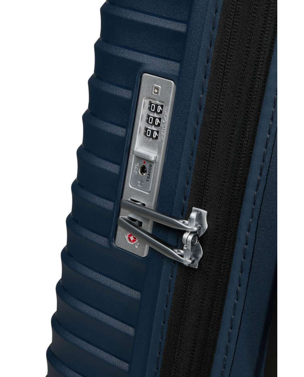 Mala de viagem grande Upscape 81cm 4 rodas expansível azul noite 133L Azul-3