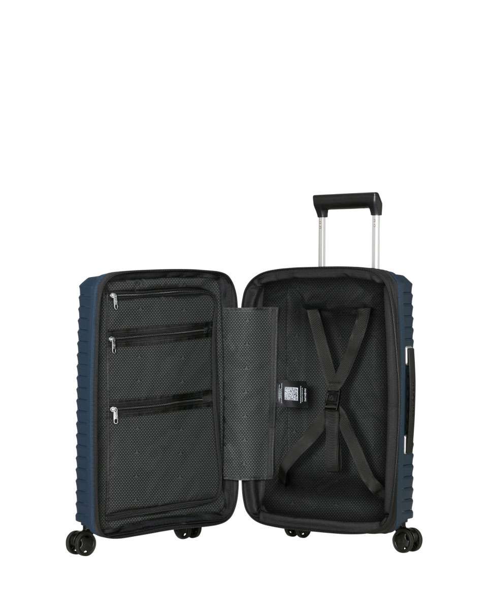 Mala de Cabine Upscape 55/35cm 4 Rodas Expansível Azul Noite 39L Azul-2