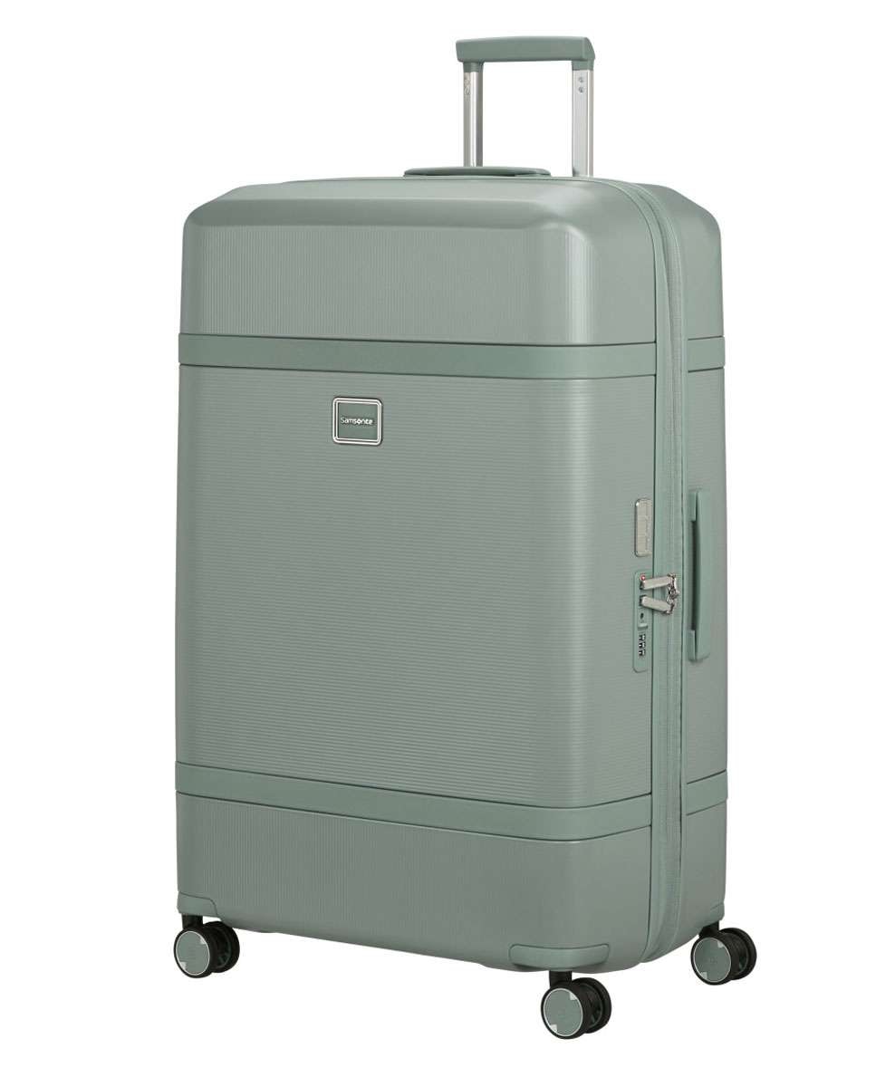 Mala de Viagem Extragrande Image 81Cm 4 Rodas Expansível Verde 125L Verde-1