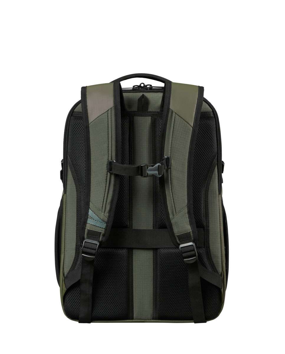 Mochila para Portátil Roadseeker 17.3" Expansível Verde Azeitona 32L Verde-4