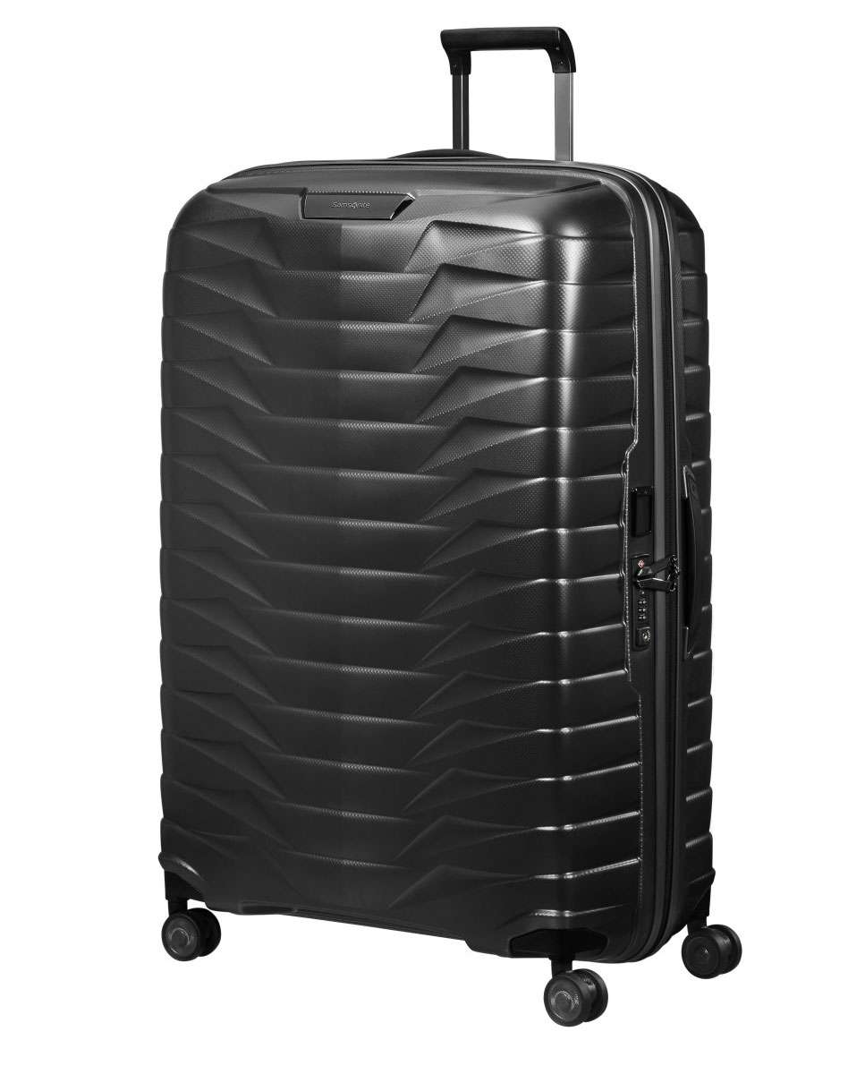 Mala de viagem extragrande Proxis 86cm 4 rodas grafite mate 147L Preto-1