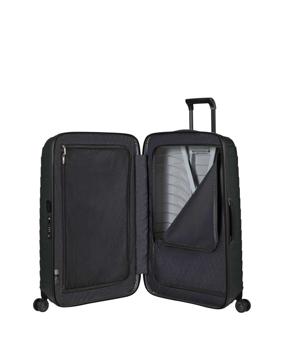 Mala de viagem extragrande Proxis 86cm 4 rodas grafite mate 147L Preto-2