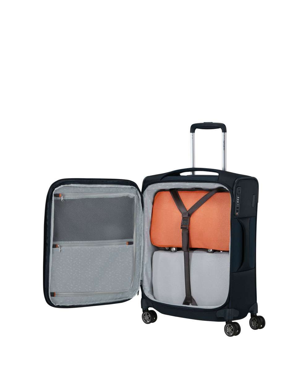 Mala de Cabine Re-Lite 55cm 4 Rodas Expansível Azul Noite 39L Azul-2