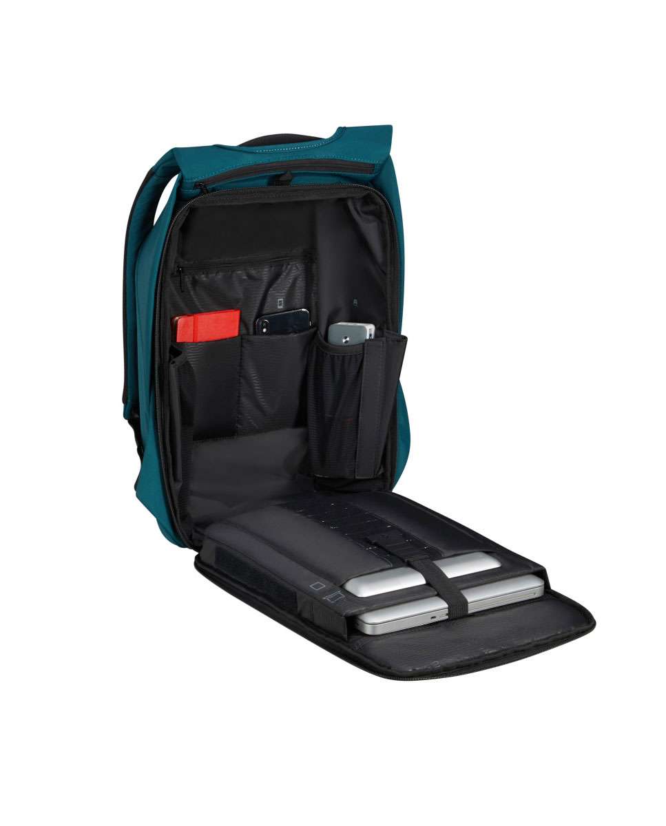 Mochila antirroubo para portátil Securipack 2.0 azul petróleo 15,6 Azul-2