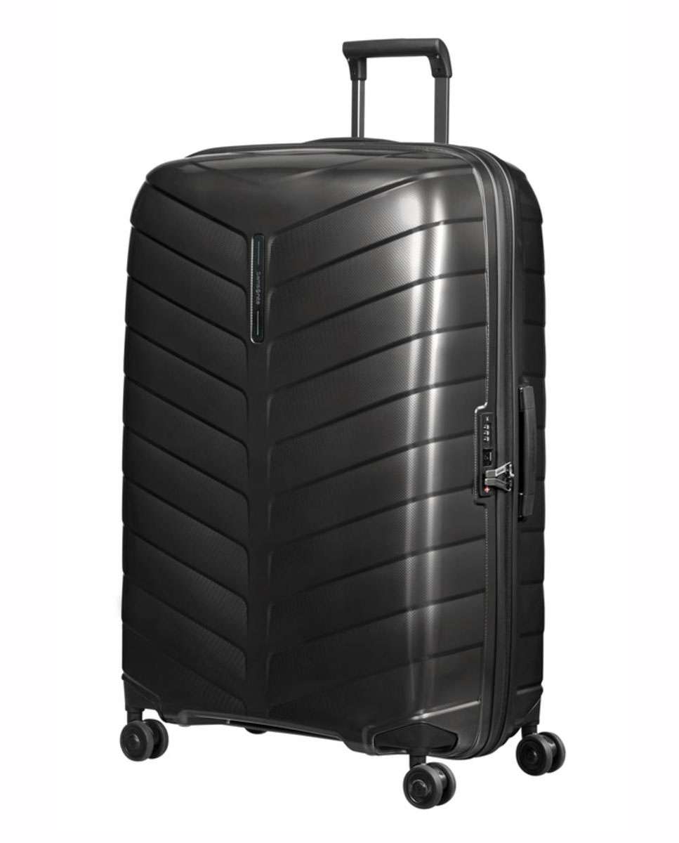 Mala de viagem extragrande Attrix 81cm 4 rodas antracite 120L Preto-1