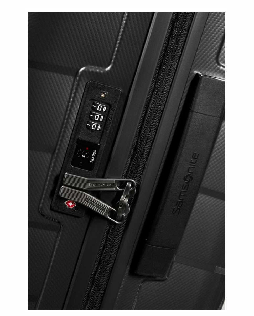 Mala de viagem extragrande Attrix 81cm 4 rodas antracite 120L Preto-3