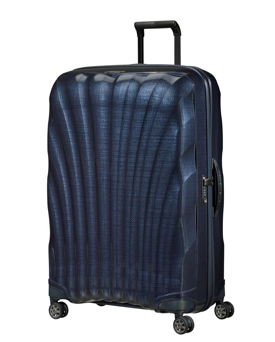 Mala de viagem extragrande C-Lite 81cm 4 rodas azul 123L Azul-1