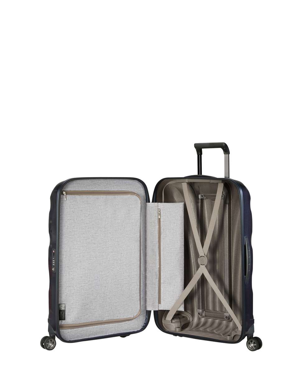 Mala de viagem extragrande C-Lite 81cm 4 rodas azul 123L Azul-3