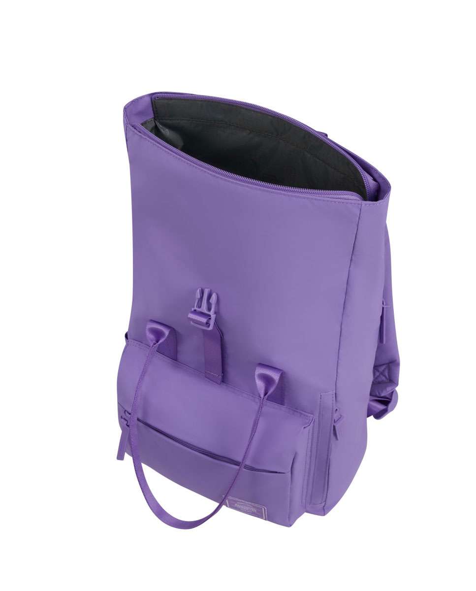 Mochila de Mulher City Puff Urban Groove Roxo 17L Roxo-2