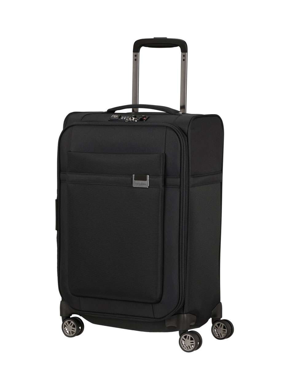 Mala de cabine Airea 55x35cm 4 rodas expansível preto 38L Preto-1