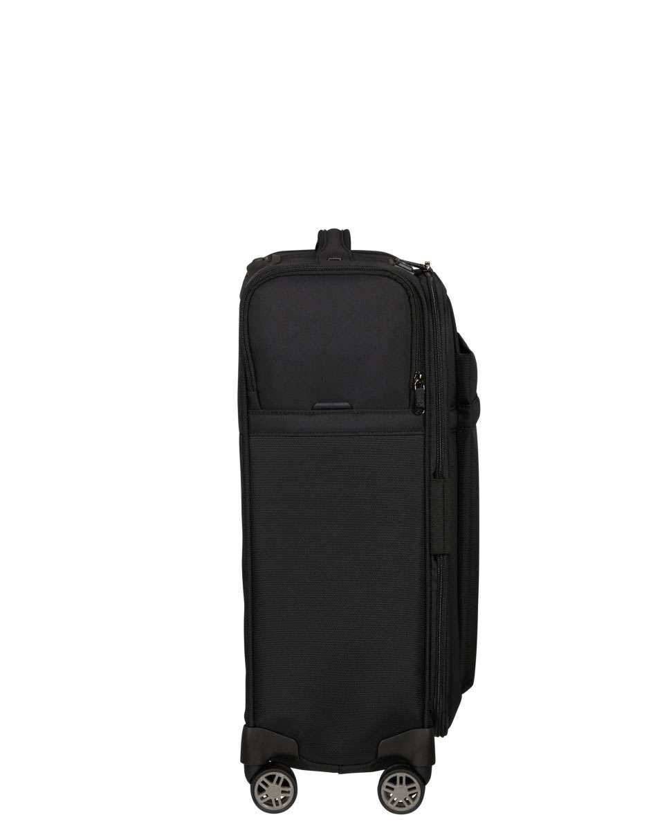 Mala de cabine Airea 55x35cm 4 rodas expansível preto 38L Preto-3