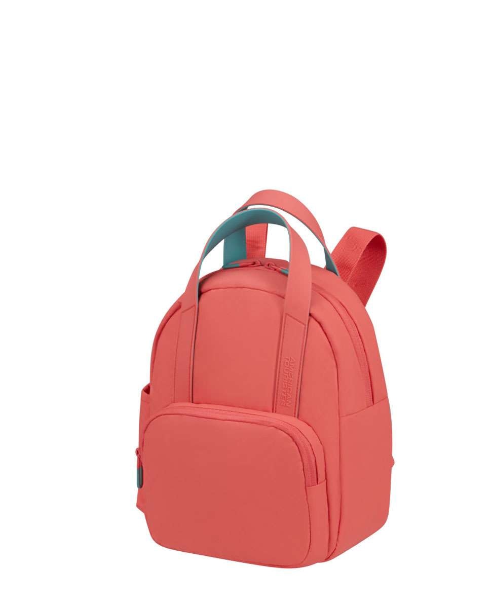Imagem 0 de Mini Mochila de Mulher Puffypop Coral 8,5L