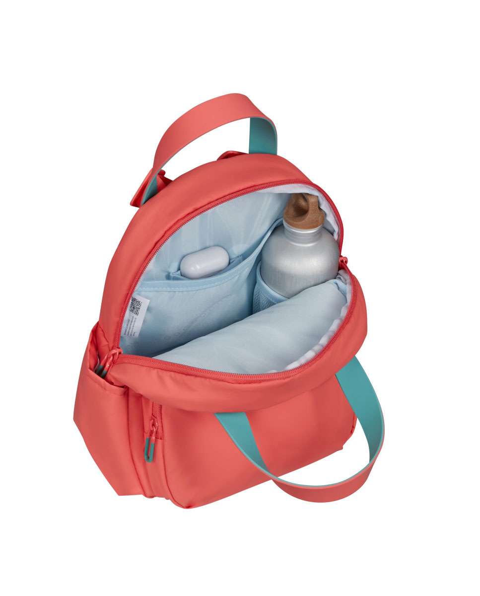Mini Mochila de Mulher Puffypop Coral 8,5L Coral-2