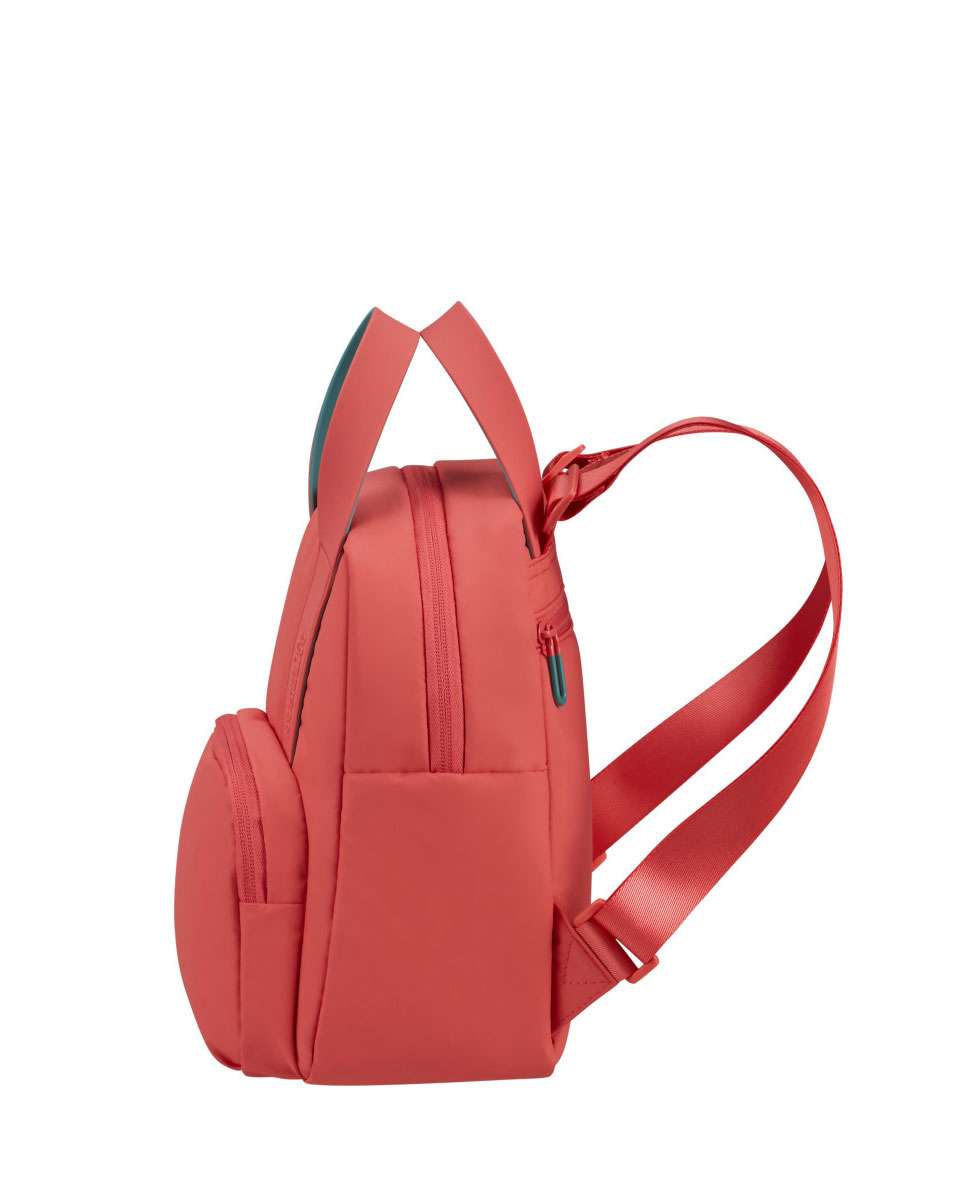 Mini Mochila de Mulher Puffypop Coral 8,5L Coral-3
