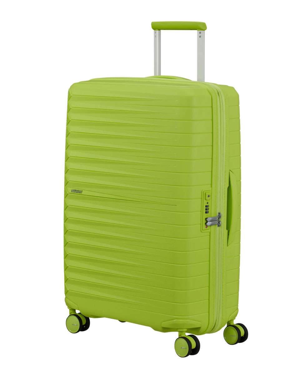 Mala de Viagem Média Fastforward 68cm 4 Rodas Expansível Lima  67L Verde-1