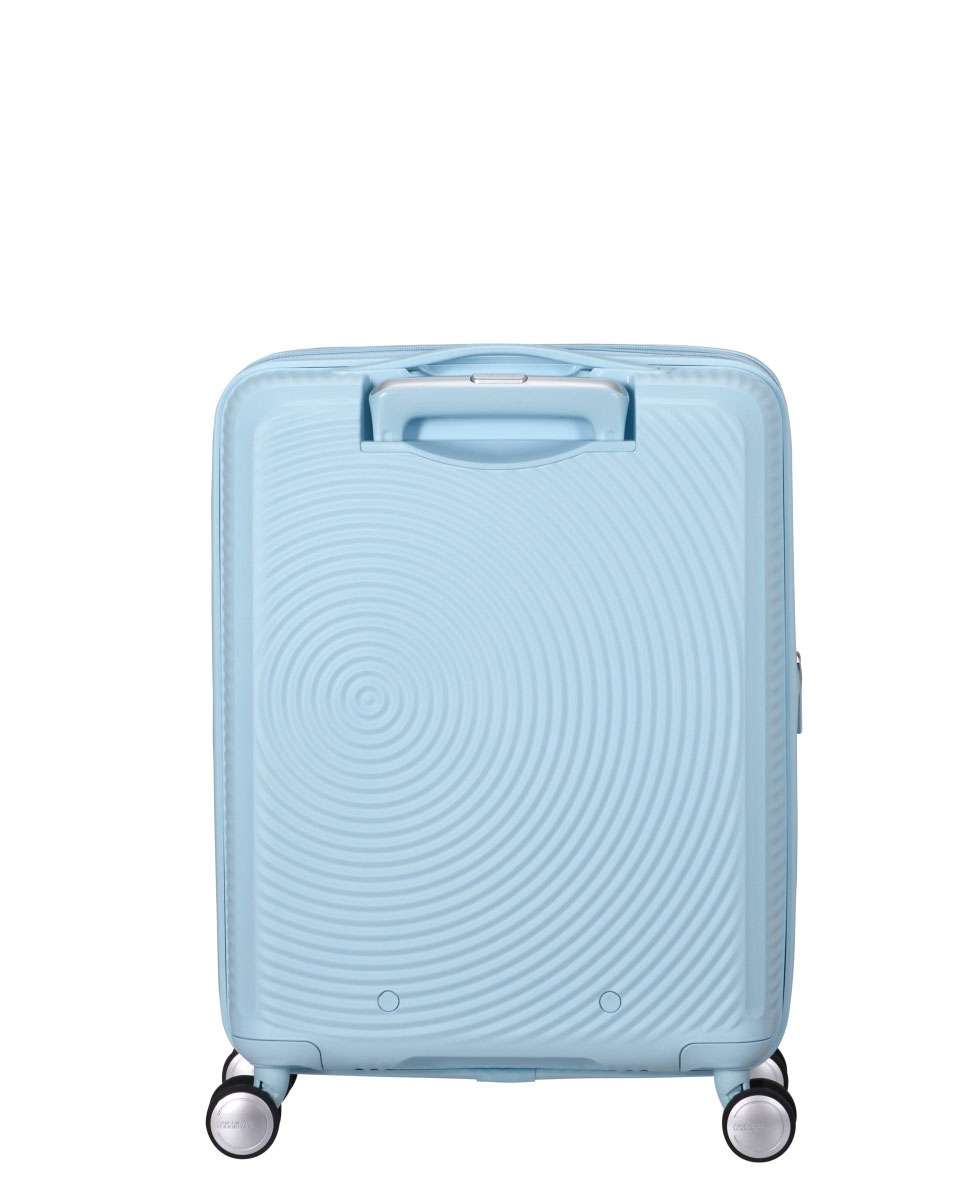 Mala de Cabine Soundbox 55cm 4 Rodas Expansível Azul Pastel 35.5L Azul-4