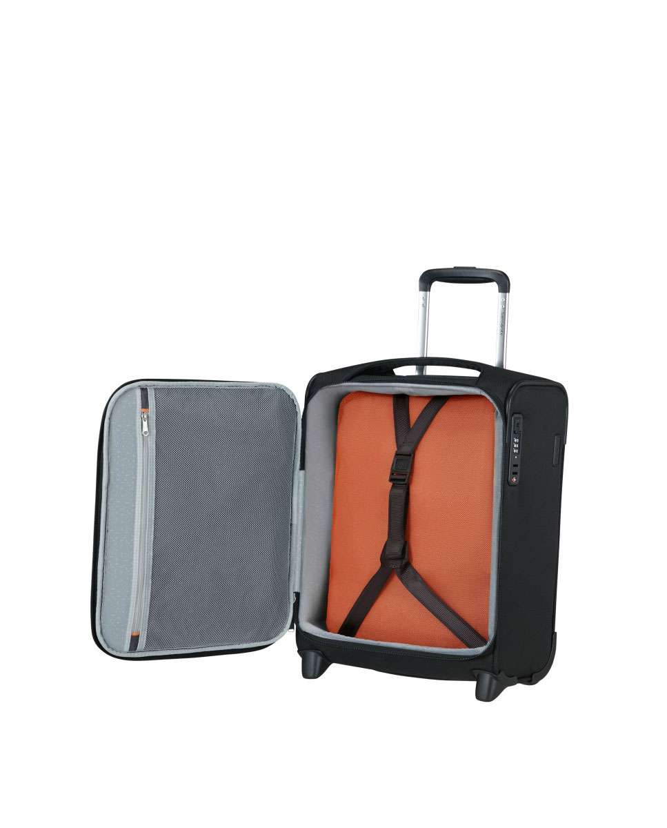 Mala de Cabine Re-Lite Underseater 45cm 2 Rodas Preto 29L Preto-2