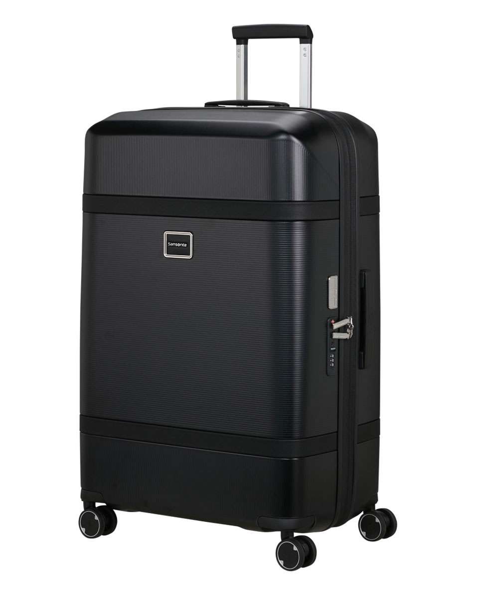 Mala de Viagem Grande Image 75Cm 4 Rodas Expansível Preto 101L Preto-1