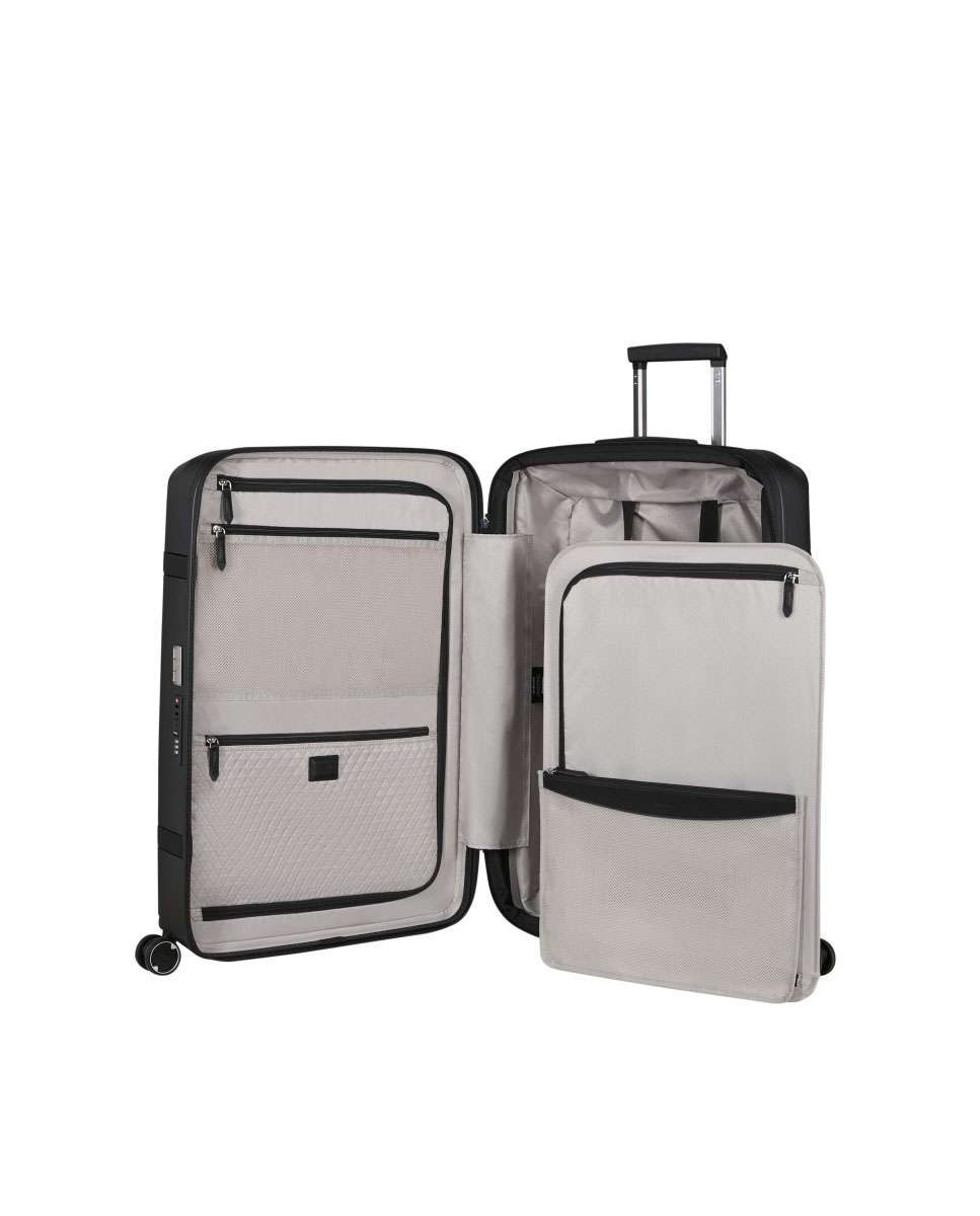 Mala de Viagem Grande Image 75Cm 4 Rodas Expansível Preto 101L Preto-2