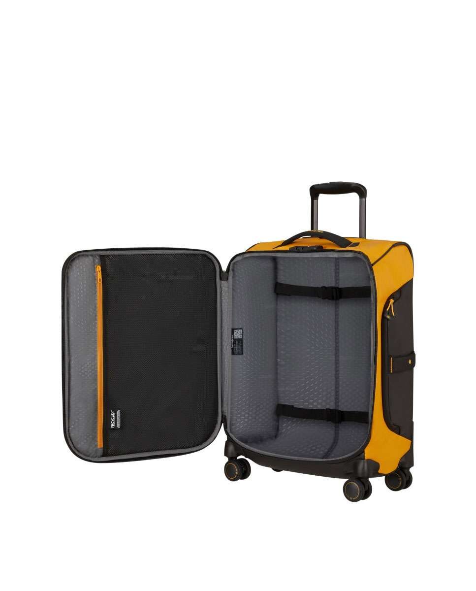 Trolley de cabine Ecodiver 55cm com 4 rodas amarelo 50L Amarelo-2