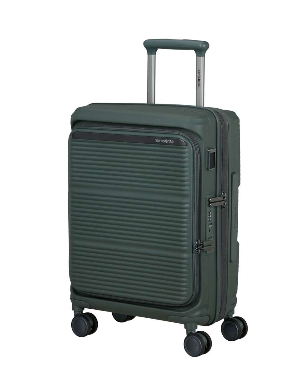 Mala de Cabine Paralux HS 55cm 4 Rodas Expansível Verde 40L Verde-1