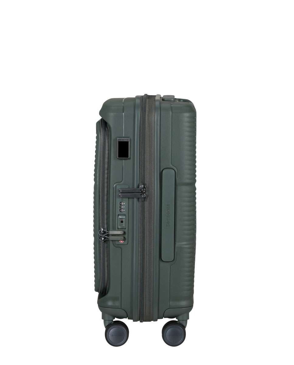 Mala de Cabine Paralux HS 55cm 4 Rodas Expansível Verde 40L Verde-3