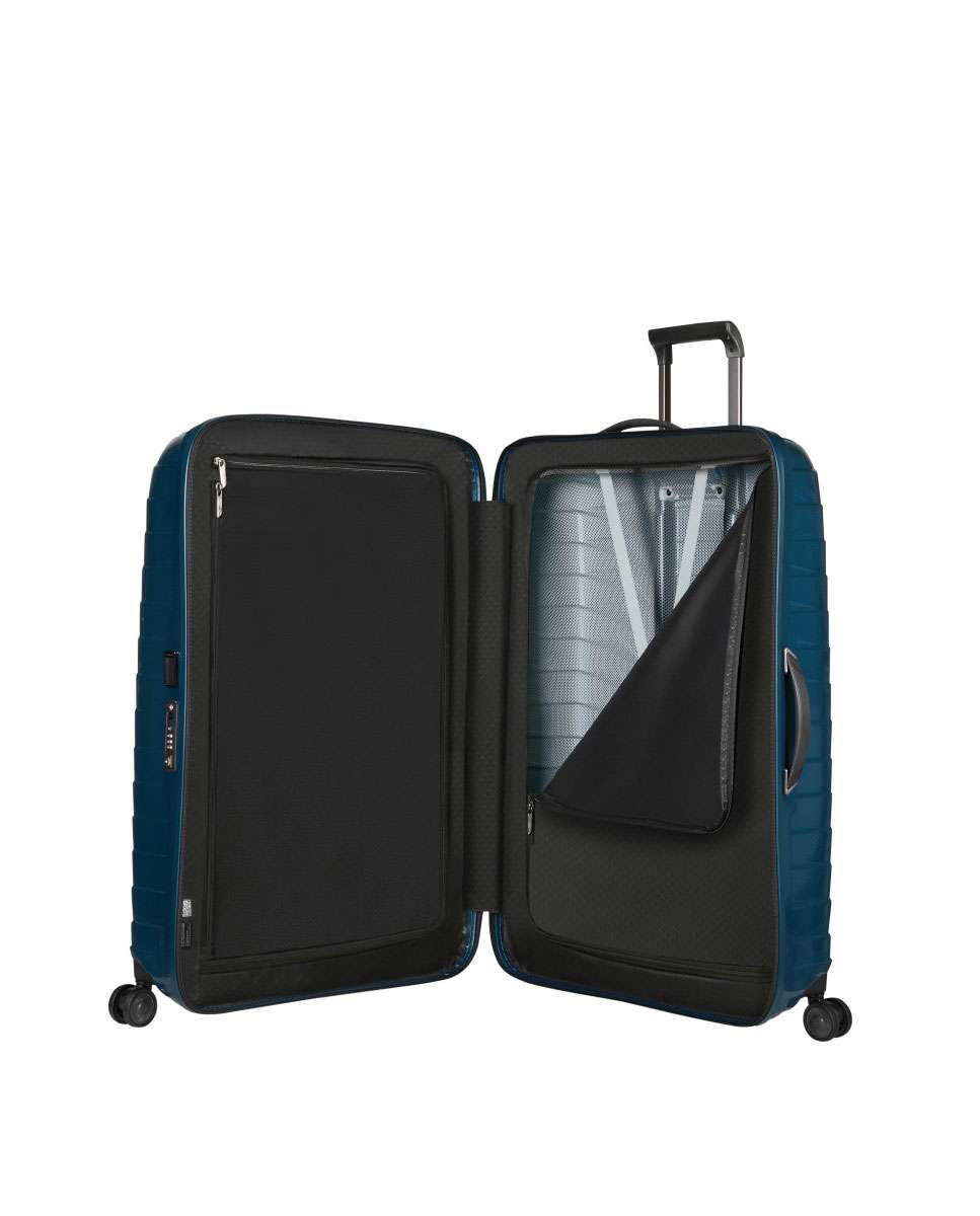 Mala de viagem extragrande Proxis 86cm 4 rodas azul petróleo 147L Azul-2