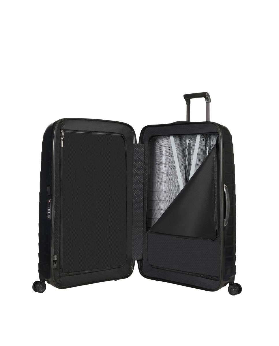 Mala de viagem extragrande Proxis 86cm 4 rodas preto 147L Preto-2