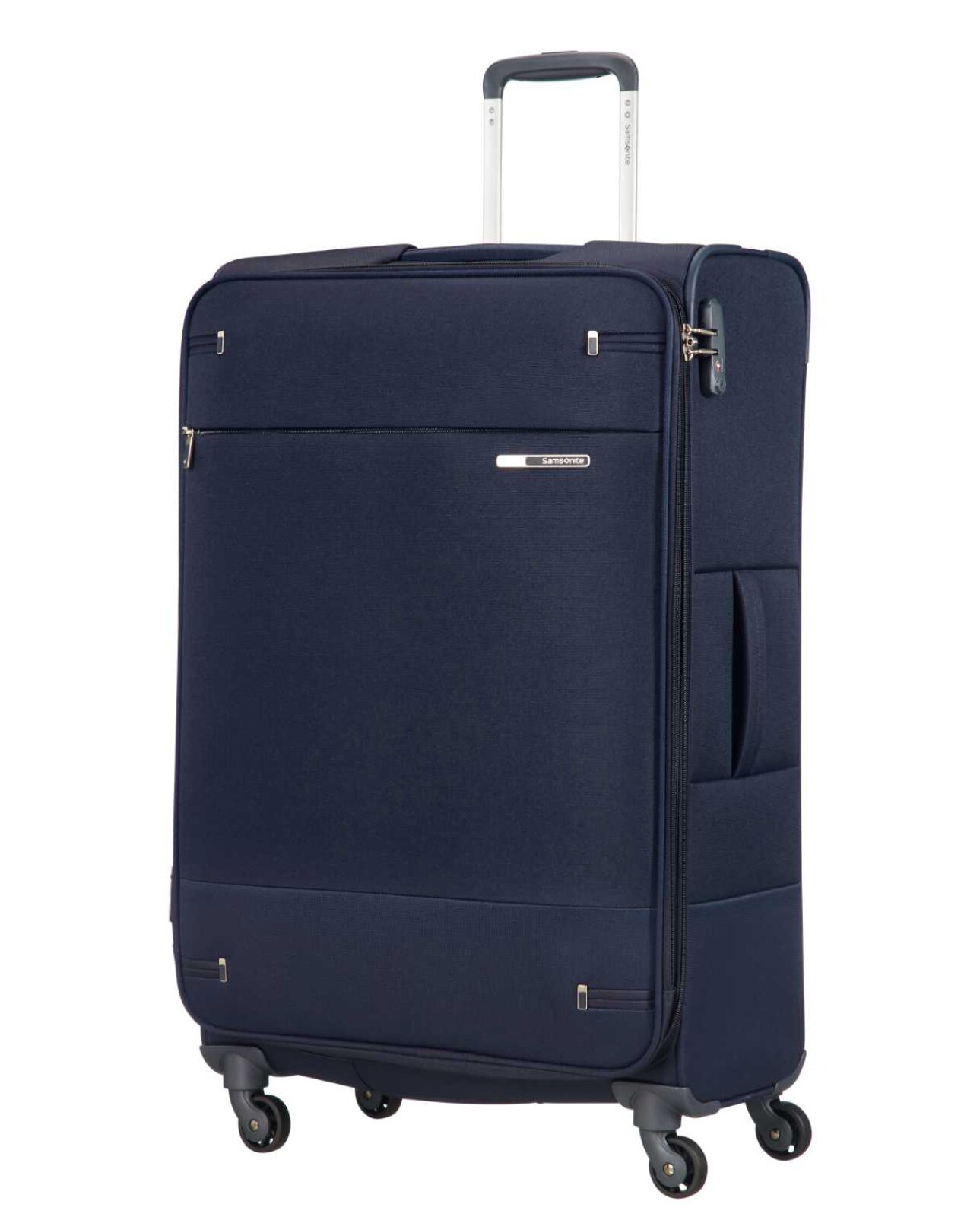Mala de viagem grande Base Boost 78cm com4 rodas expansível azul marinho 105L Azul-1
