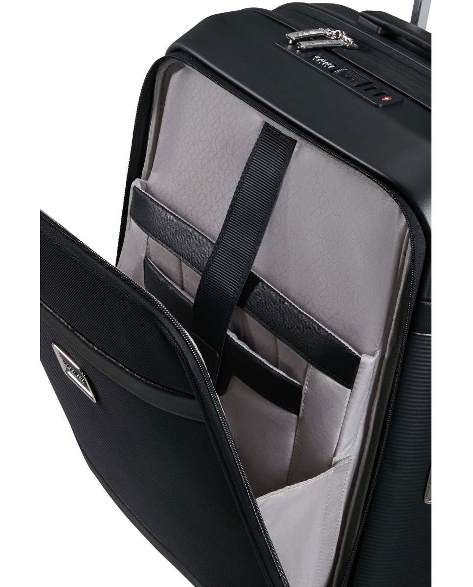 Mala de Cabine Image 55Cm 4 Rodas Expansível Acesso Frontal Preto 41L Preto-3