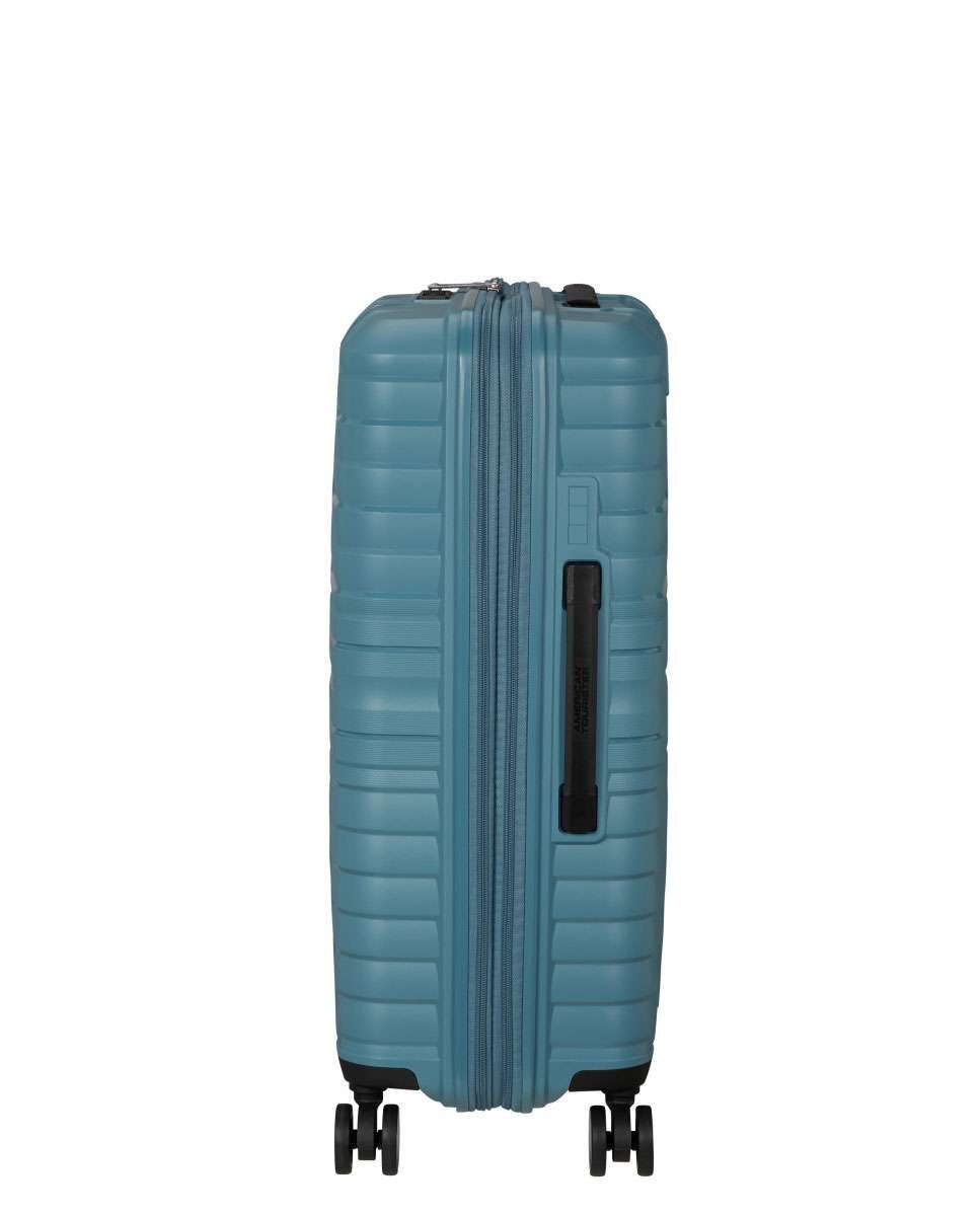 Mala de Viagem Média Flytwist 67cm 4 Rodas Expansível Azul 63L Azul-3