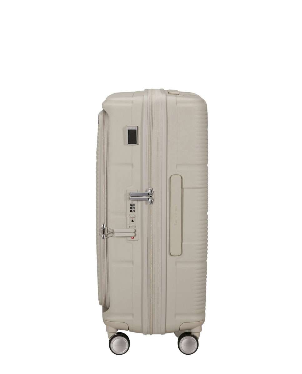 Mala de Viagem Média Paralux HS 67cm 4 Rodas Expansível Cinzento Pedra 71L Cinzento-3