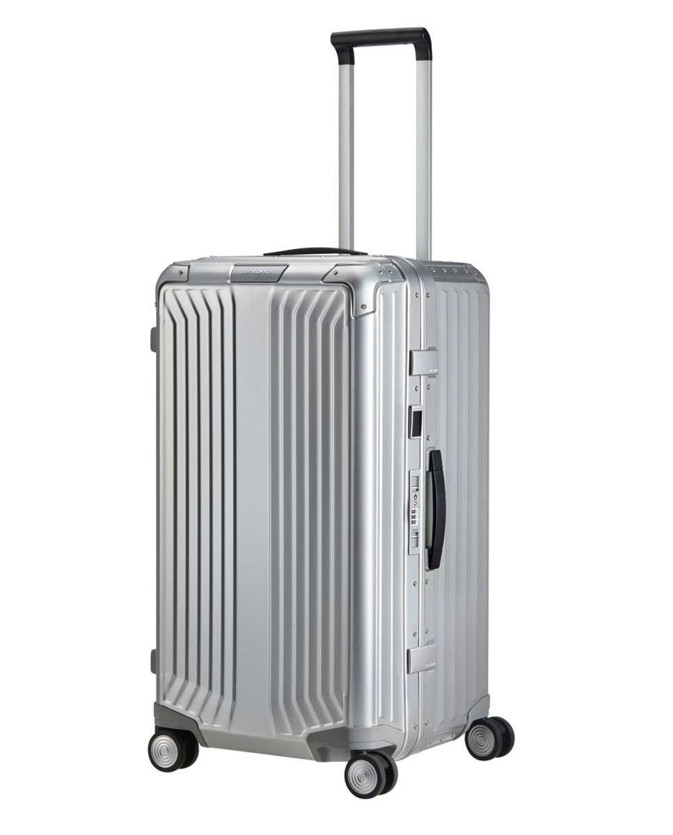 Mala de viagem trunk Lite-Box Alu 74cm 4 rodas alumínio 93L Cinzento-1