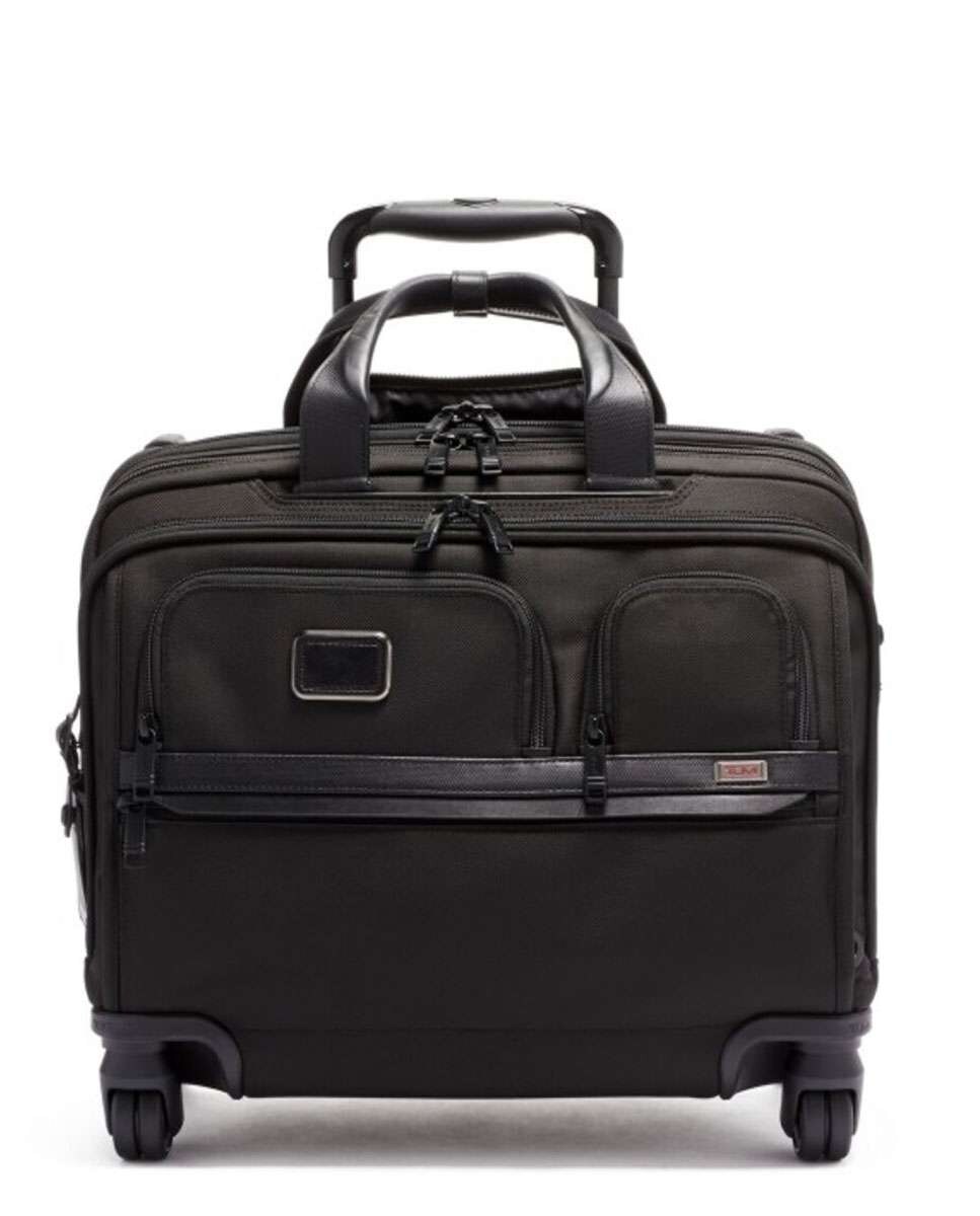 Pasta com Rodas para Portátil 17" Alpha preto Preto-1