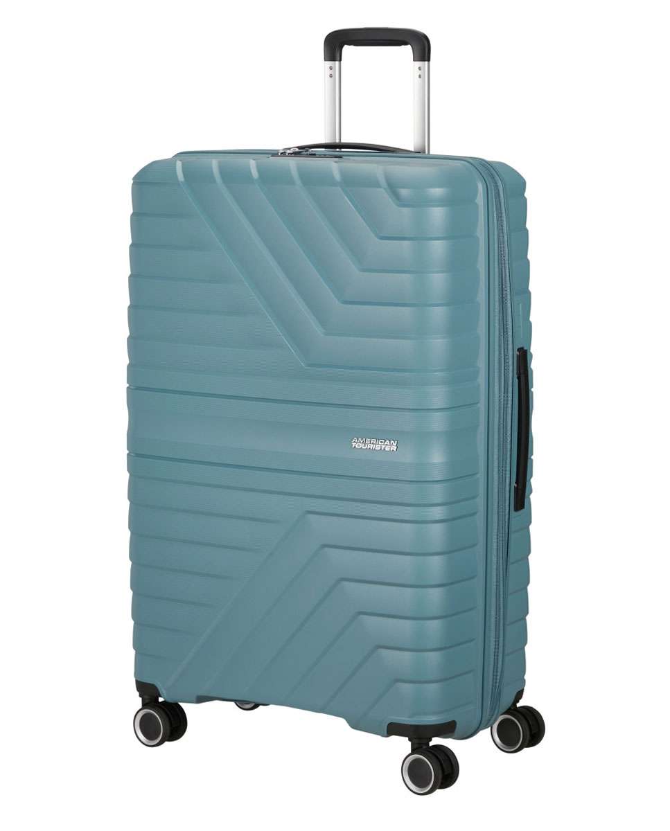 Imagem 0 de Mala de Viagem Grande Flytwist 78cm 4 Rodas Expansível Azul 101L