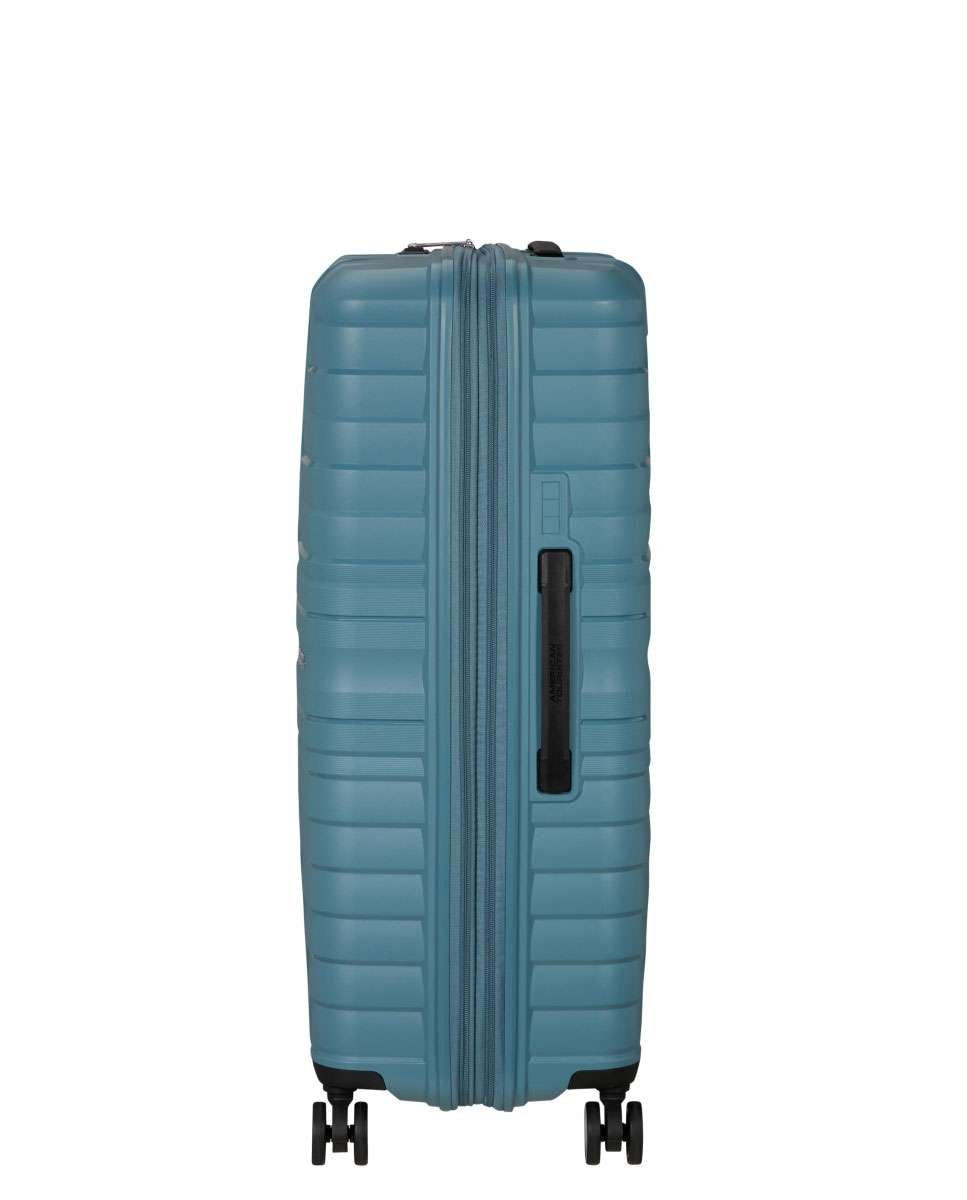 Mala de Viagem Grande Flytwist 78cm 4 Rodas Expansível Azul 101L Azul-3