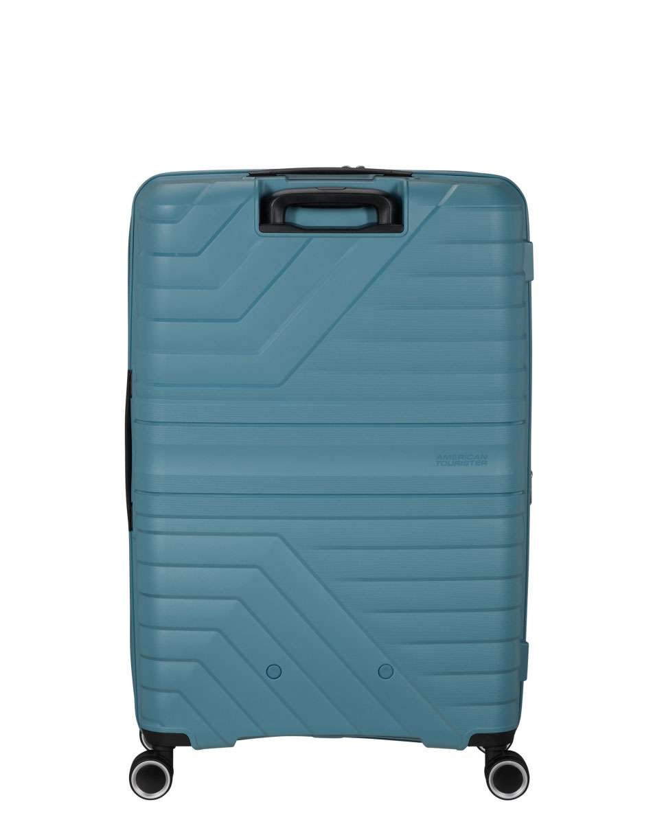 Mala de Viagem Grande Flytwist 78cm 4 Rodas Expansível Azul 101L Azul-4