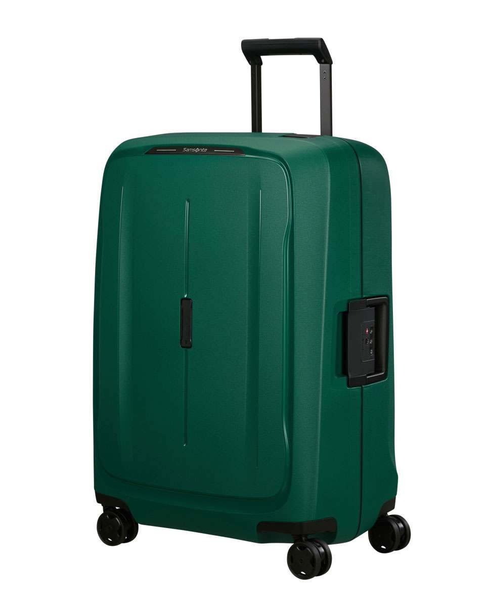 Mala de viagem média Essens 69cm 4 rodas verde 88L Verde-1