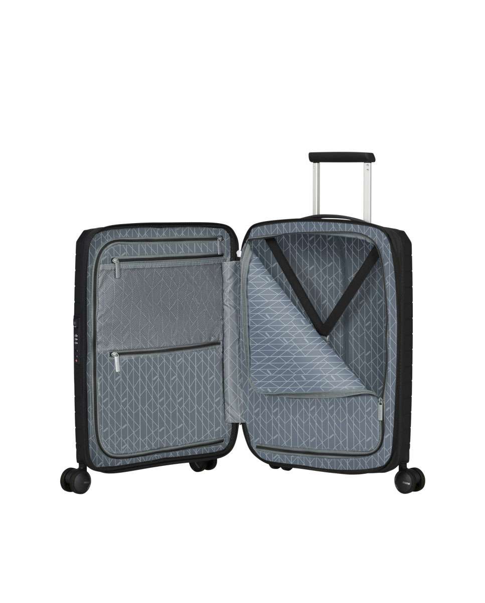 Mala de Cabine Fastforward 55cm 4 Rodas Expansível Preto 36L Preto-2