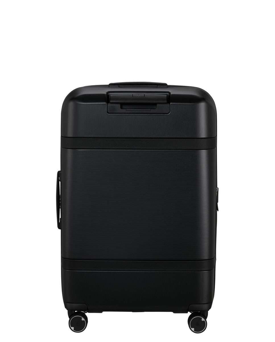 Mala de Viagem Média Image 69Cm 4 Rodas Expansível Preto 79L Preto-4
