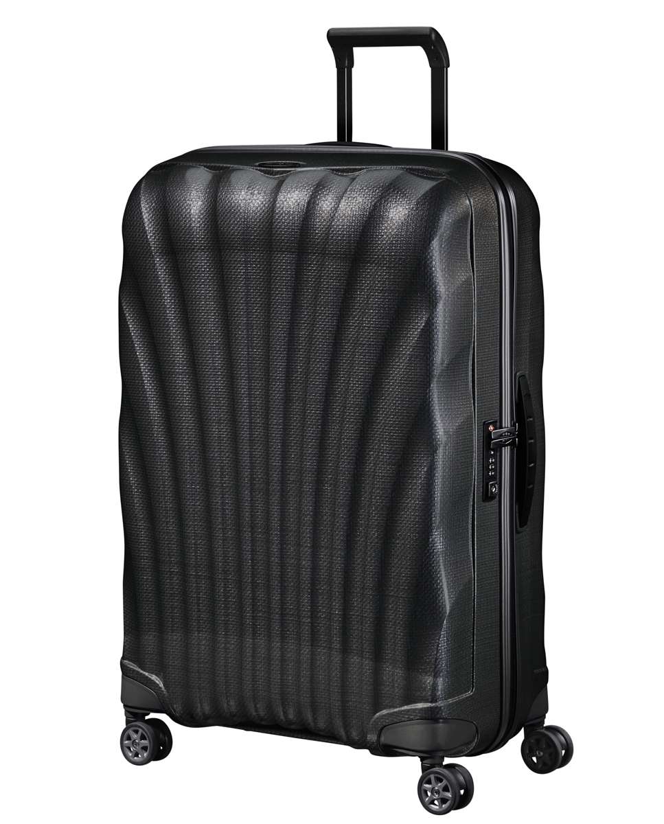 Mala de viagem grande C-Lite 75cm 4 rodas preto 94L Preto-1
