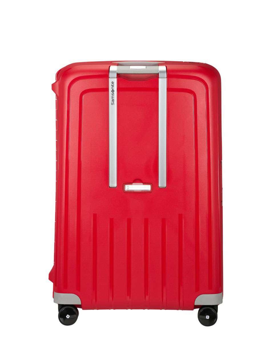 Mala de viagem extragrande S`Cure 81cm 4 rodas com fechadura vermelho 138L Vermelho-3